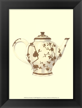Framed Sevres Porcelain V Print