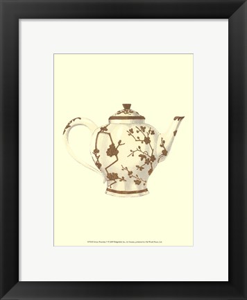 Framed Sevres Porcelain V Print