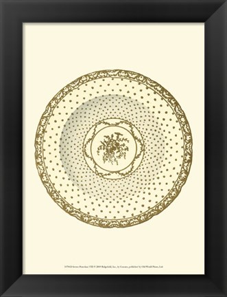 Framed Sevres Porcelain VIII Print