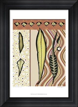 Framed Go Go Leaves IV Print