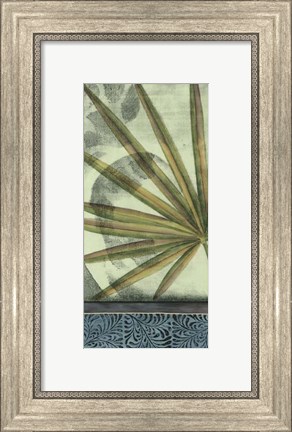 Framed Small Sophisticated Palm I Print