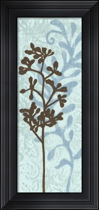 Framed Layered Silhouettes II Print
