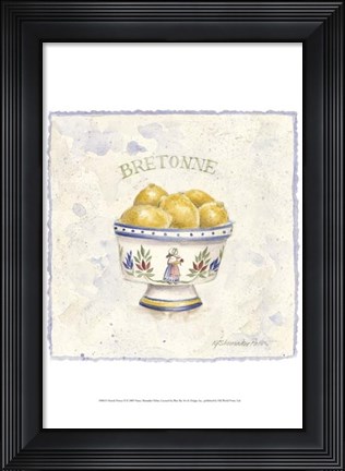 Framed French Pottery II Print