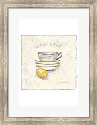 Framed French Pottery III Print