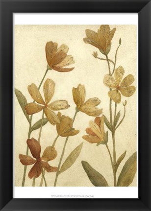 Framed Small Wildflower Field II Print