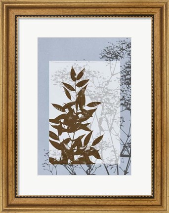 Framed Sm Translucent Wildflowers V Print