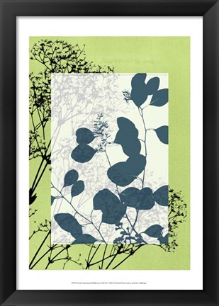 Framed Sm Translucent Wildflowers VIII Print