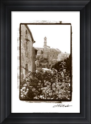 Framed Church Bells Ringing Print