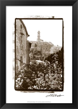 Framed Church Bells Ringing Print