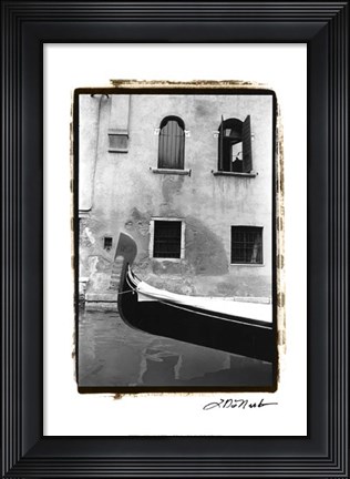 Framed Graceful Gondola Print