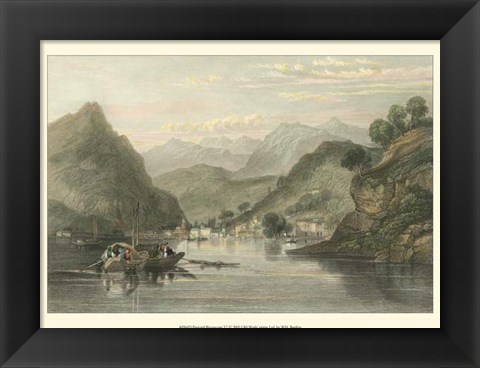 Framed Pastoral Riverscape VI Print