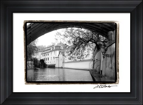 Framed River Hideaway Print