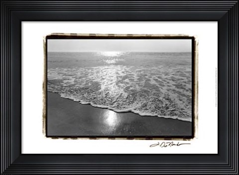 Framed Ocean Sunrise I Print