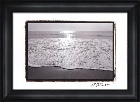 Framed Ocean Sunrise III Print