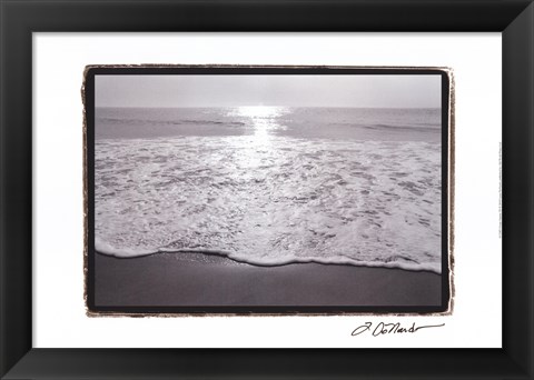 Framed Ocean Sunrise III Print