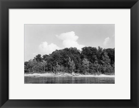 Framed Serene Lake I Print