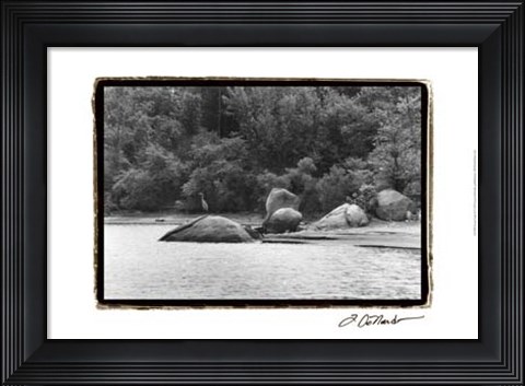 Framed Serene Lake II Print