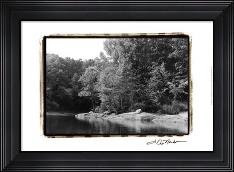 Framed Serene Lake III Print