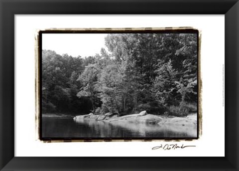 Framed Serene Lake III Print