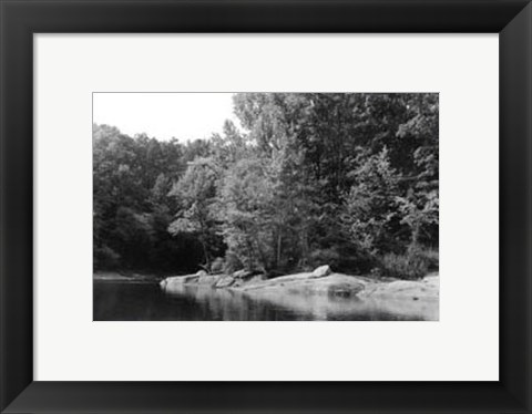 Framed Serene Lake III Print