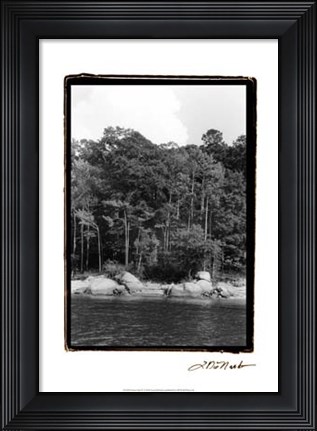 Framed Serene Lake IV Print