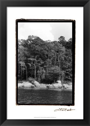 Framed Serene Lake IV Print