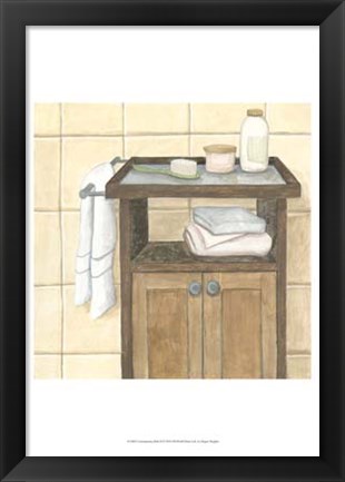 Framed Contemporary Bath II Print