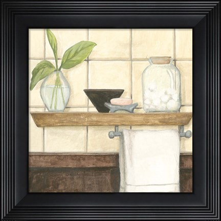 Framed Contemporary Bath IV Print