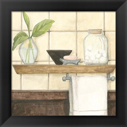 Framed Contemporary Bath IV Print