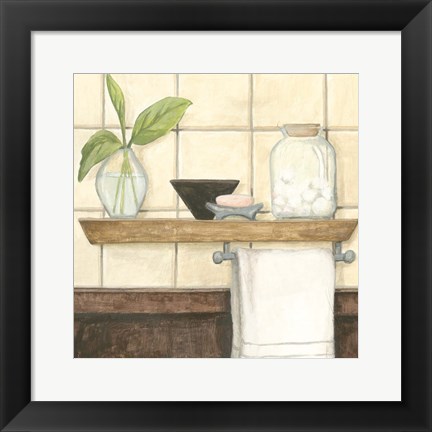 Framed Contemporary Bath IV Print