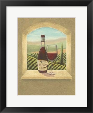 Framed Vineyard Vista I Print