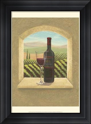 Framed Vineyard Vista II Print