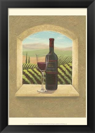 Framed Vineyard Vista II Print