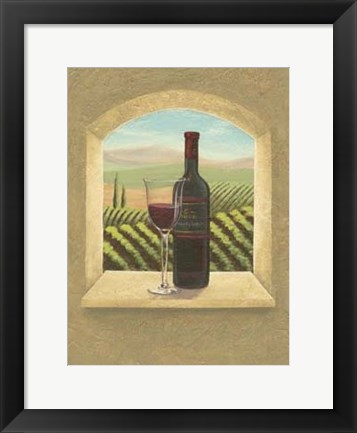 Framed Vineyard Vista II Print