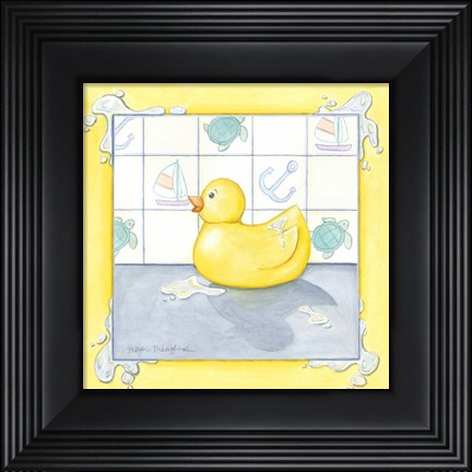 Framed Small Rubber Duck II Print