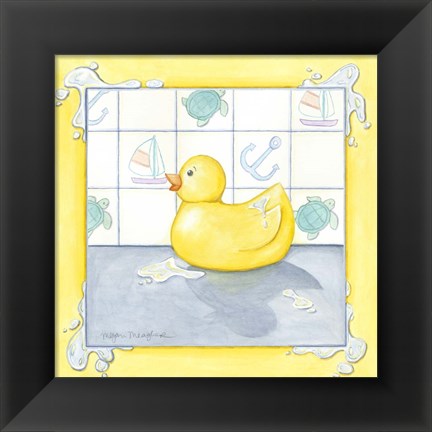 Framed Small Rubber Duck II Print