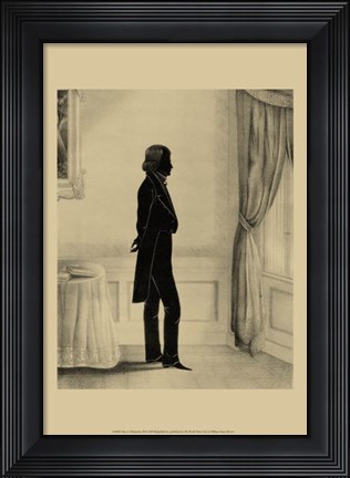 Framed Men of Distinction III Print