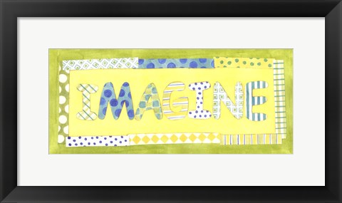 Framed Imagine Print