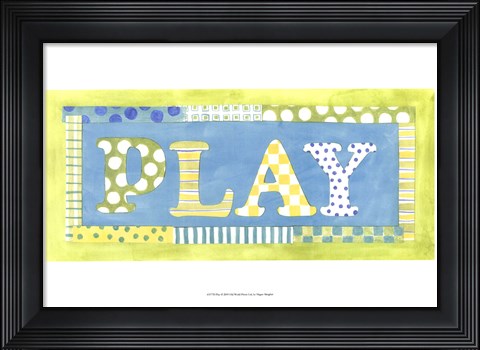 Framed Play Print