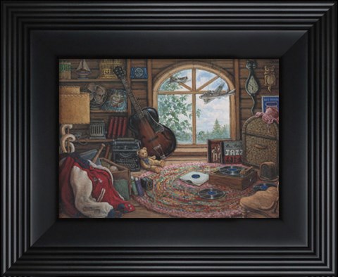 Framed Attic Treasures Print