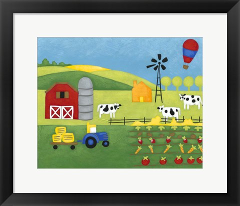 Framed Storybook Farm Print