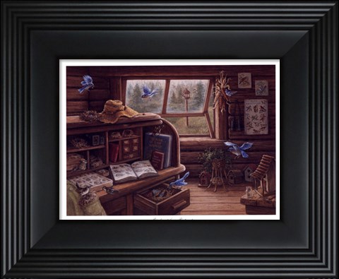 Framed Birdwatchers Retreat Print