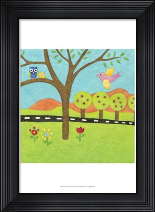 Framed Far and Away III Print