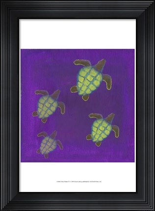 Framed Wave Riders IV Print