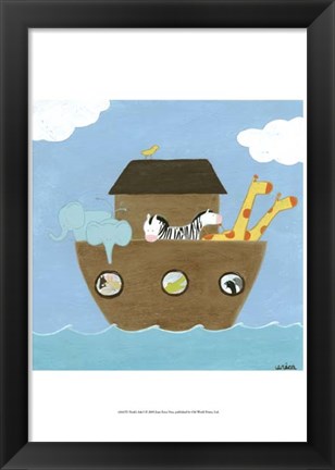 Framed Noah&#39;s Ark I Print