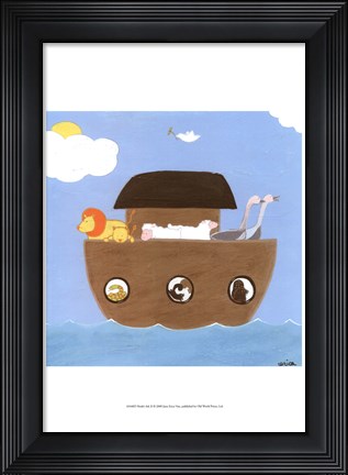 Framed Noah&#39;s Ark II Print