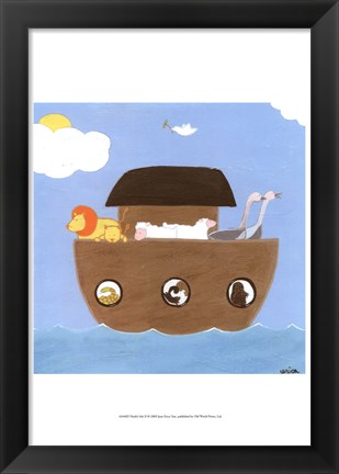 Framed Noah&#39;s Ark II Print