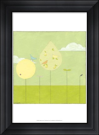Framed Lollipop Forest I Print