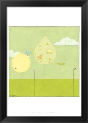 Framed Lollipop Forest I Print