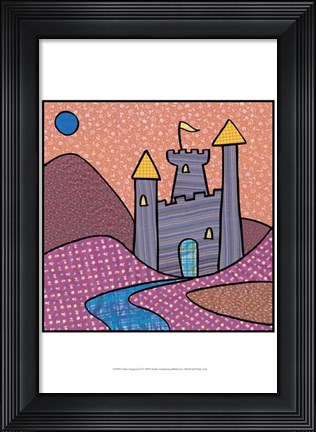 Framed Calico Kingdom II Print